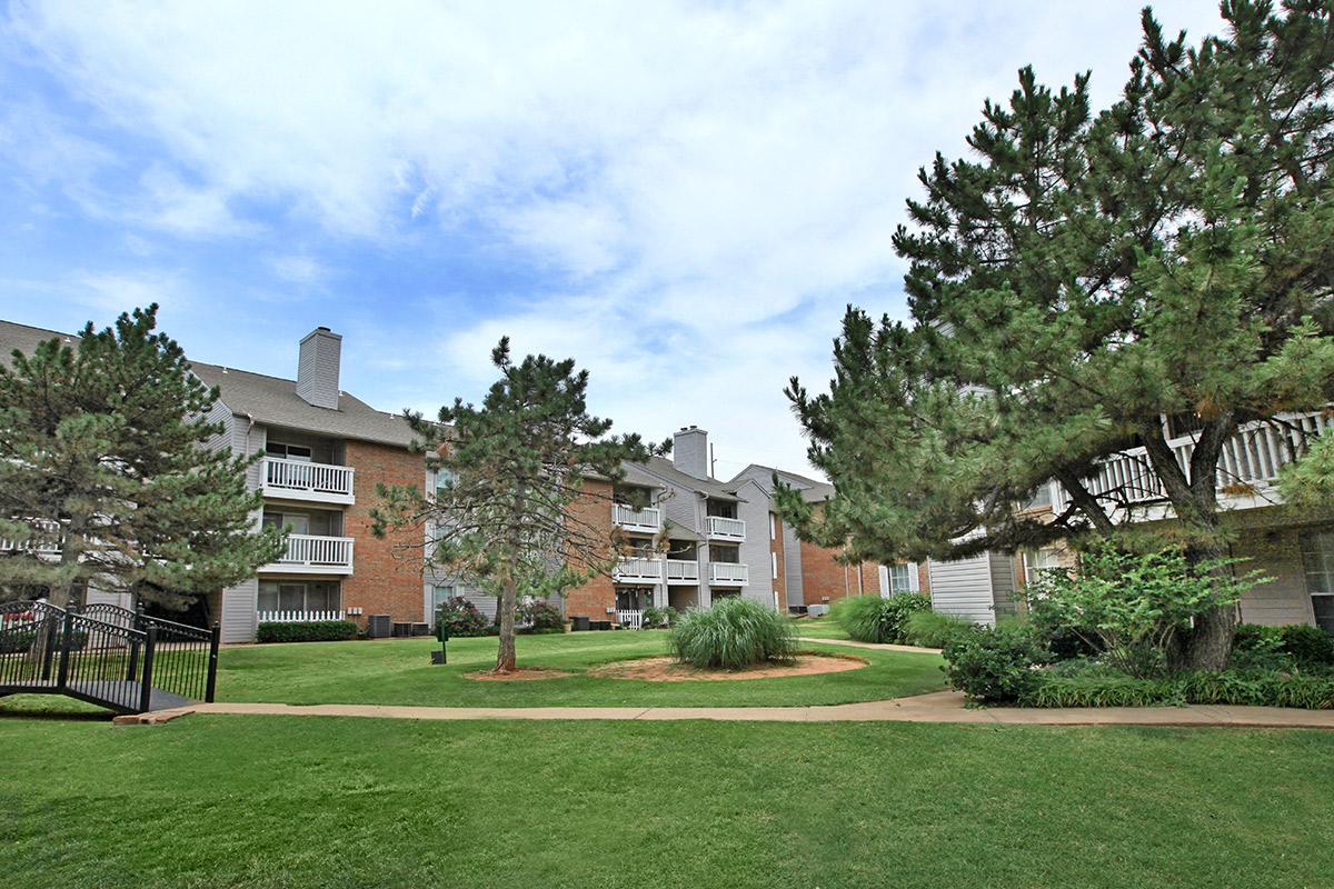 a large lawn in front of a house