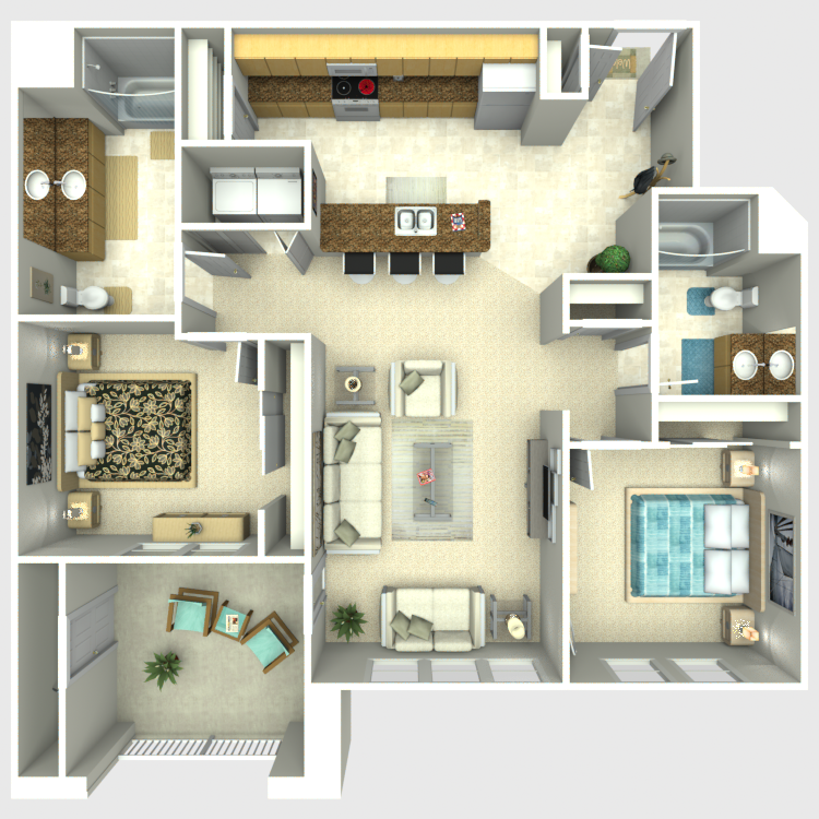 Floor plan image of 2 Bedroom