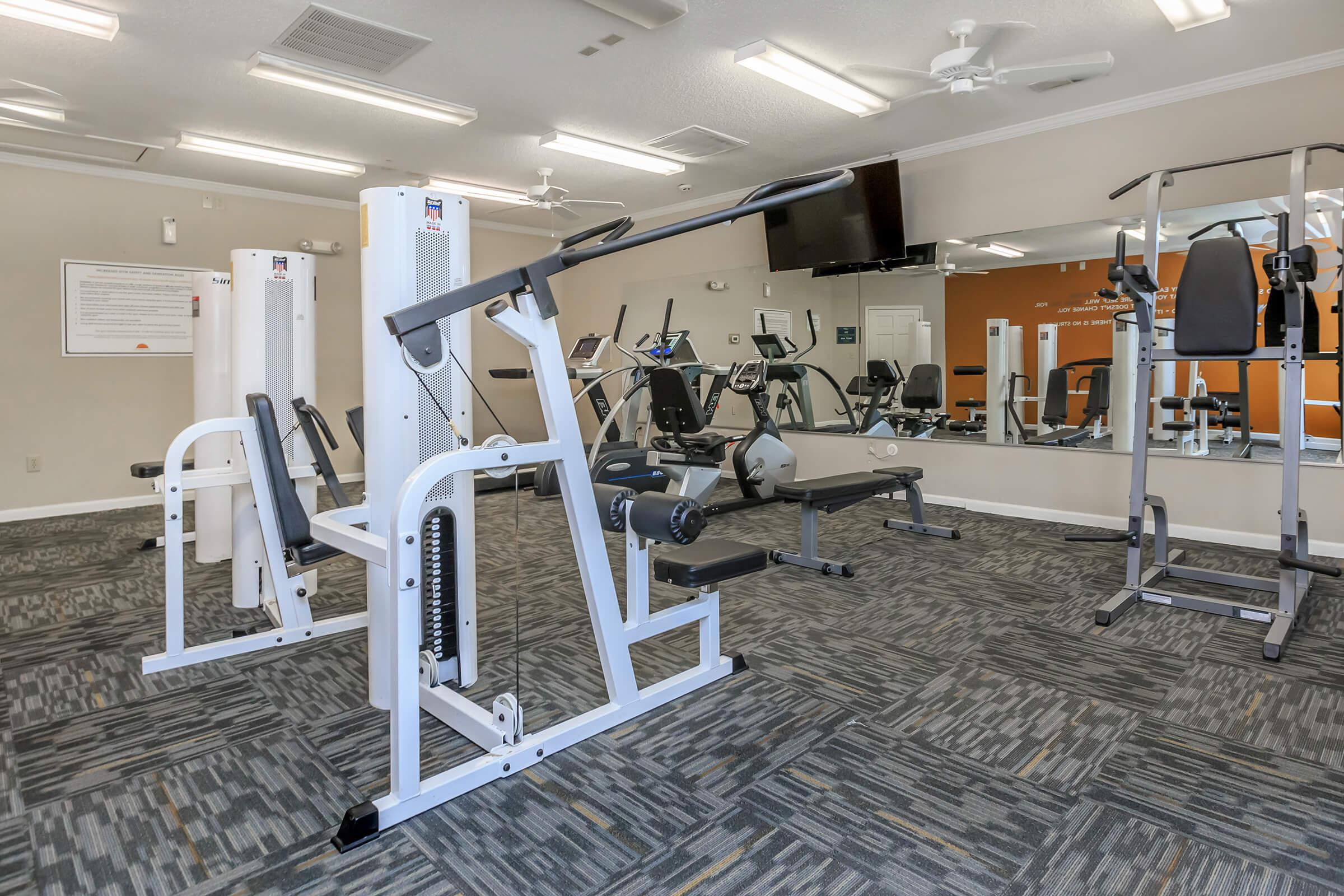 Well-Equipped Fitness Center + Ashley oaks apartments + San Antonio + Texas