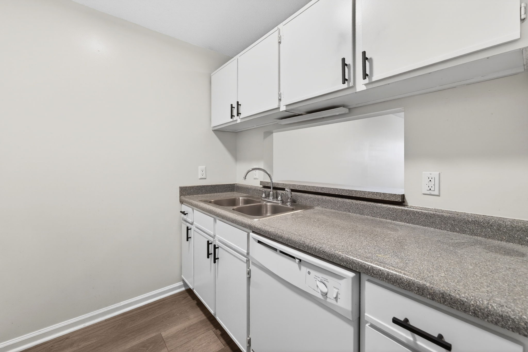 Refinished White Cabinets - Kitchen