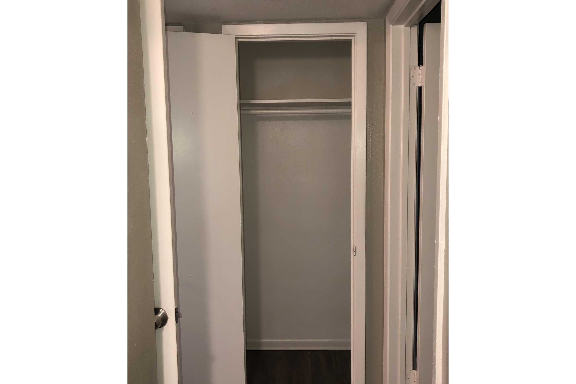 a refrigerator with the door open