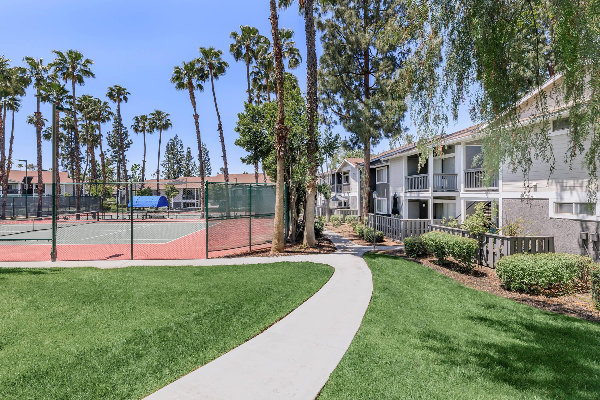 a large lawn in front of a house