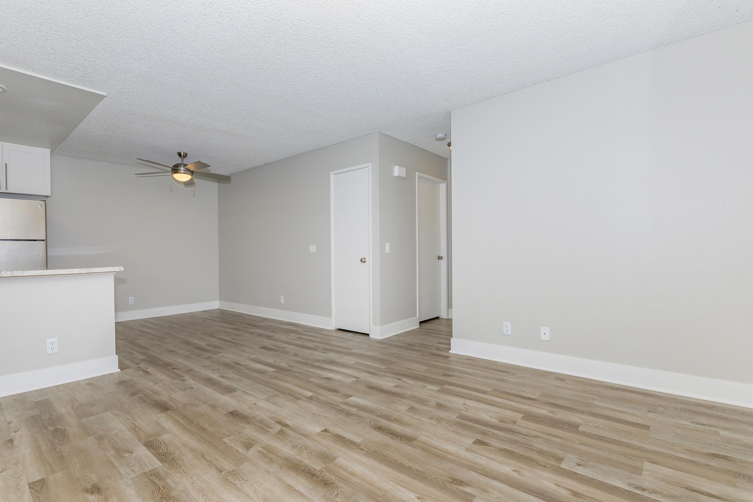 a room with a wooden floor