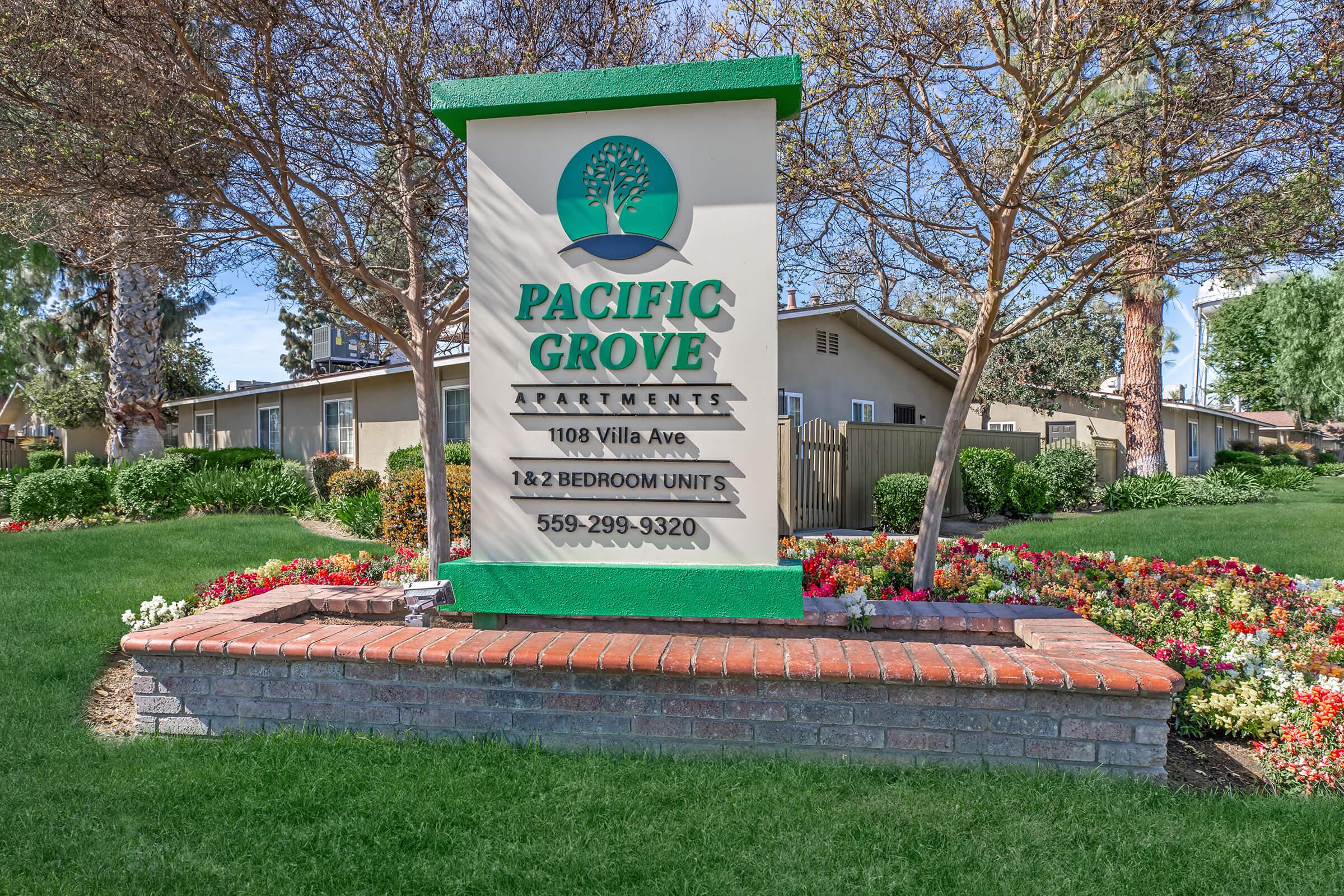 a large lawn in front of a building