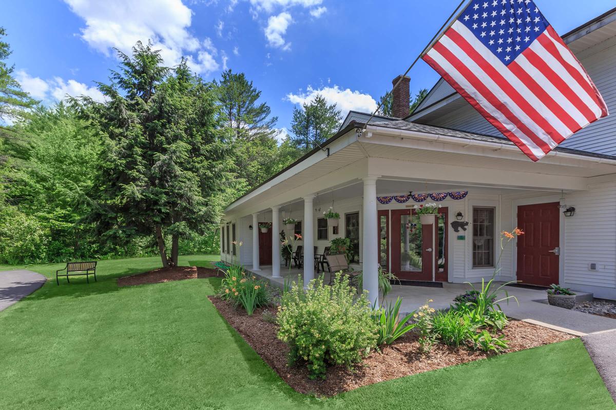 a large lawn in front of a house