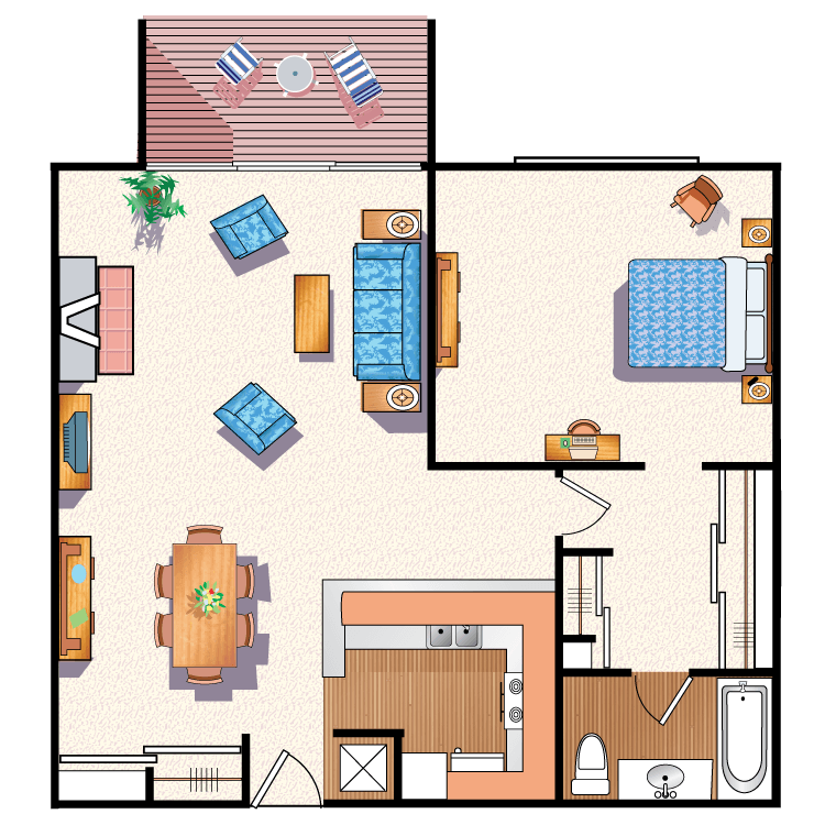 Floor plan image of Brussels