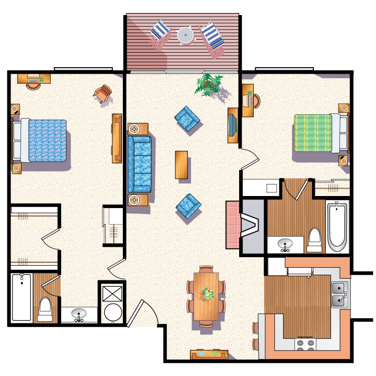 Floor plan image of Copenhagen