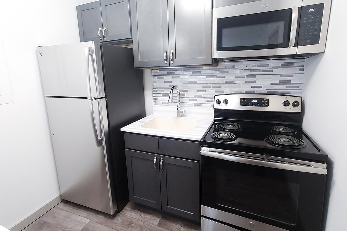upgraded kitchen at Sunrise Apartments in Nashville, Tennessee