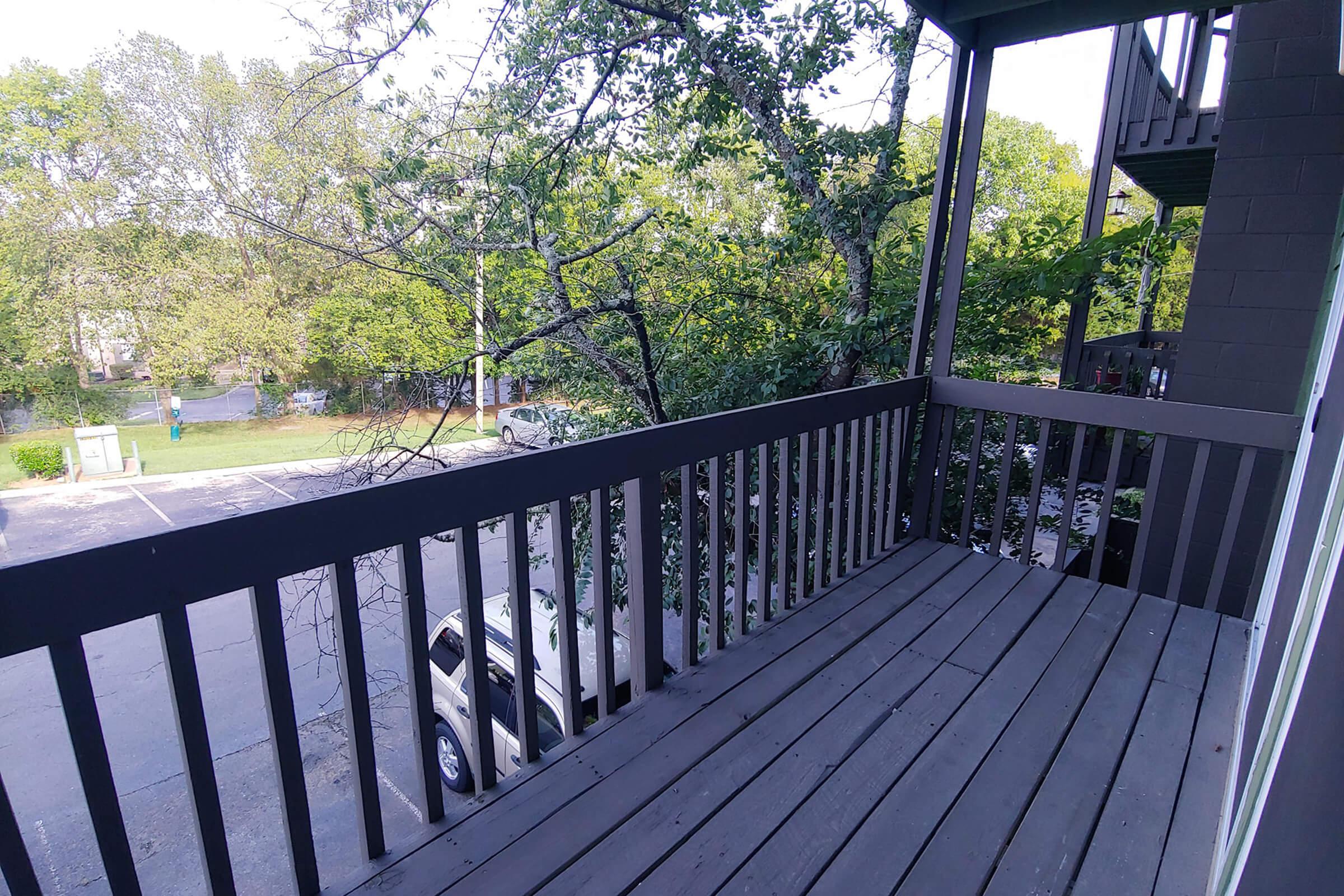 Spacious balcony in your home in Nashville, Tennessee