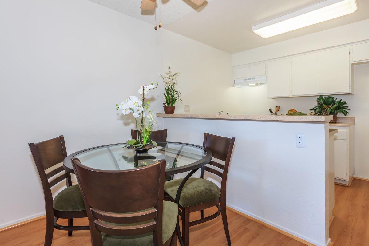 a dining room table