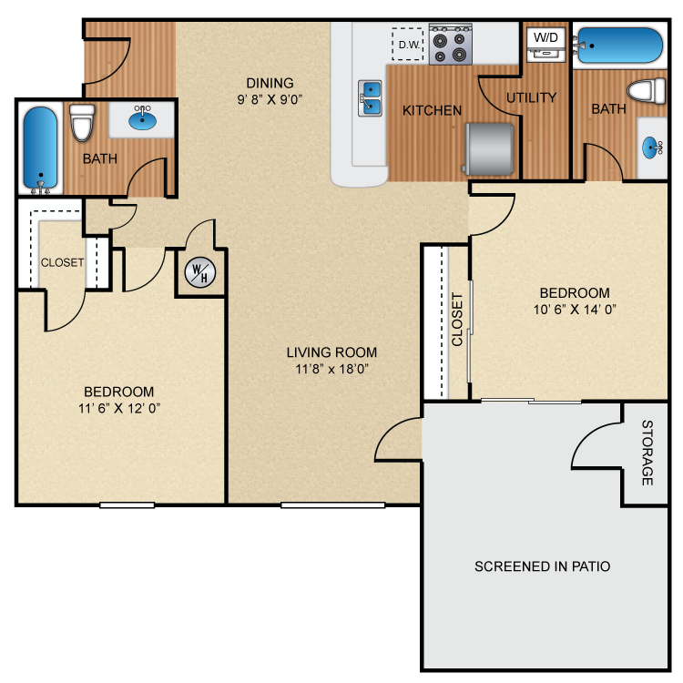 Floor plan image of B3 Castle Point