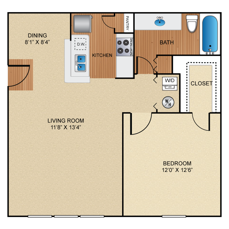 Floor plan image of A2 Basildon