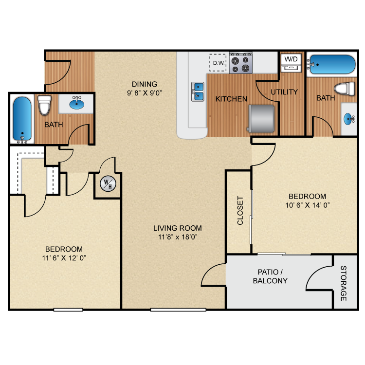 Floor plan image of B1 Colchester