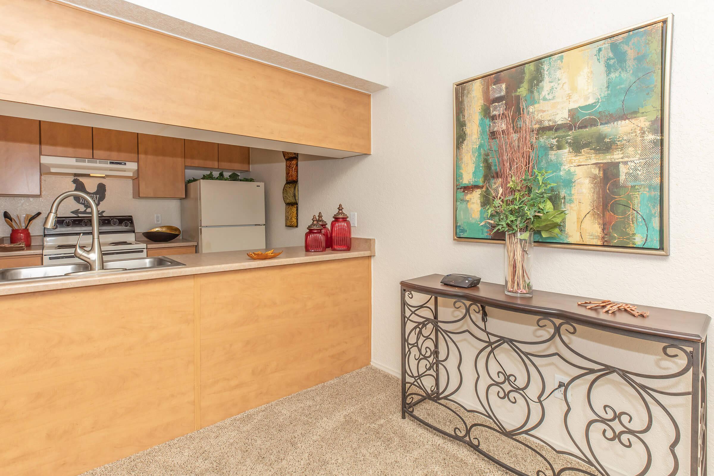 A VIEW OF THE BREAKFAST BAR IN SELECT HOMES
