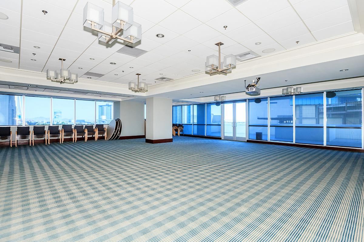 a group of people in a room