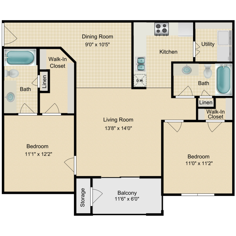 Floor plan image of Plan B