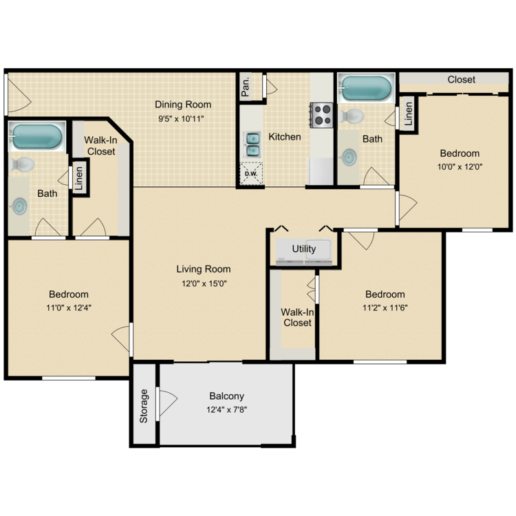 Floor plan image of Plan C