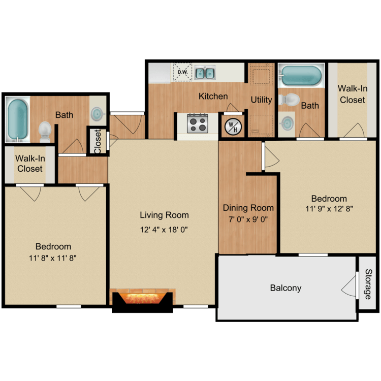 Floor plan image of Apricot