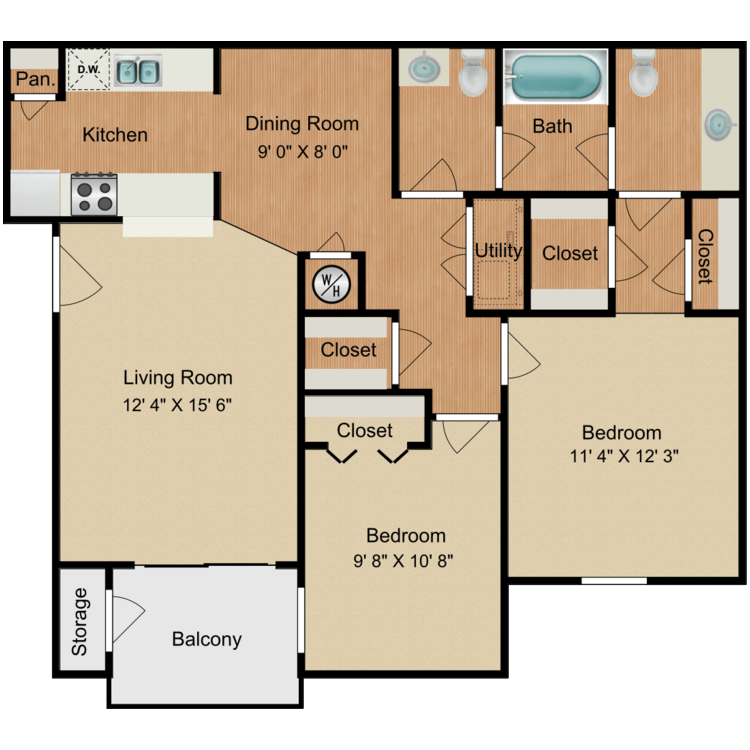 Floor plan image of Dove