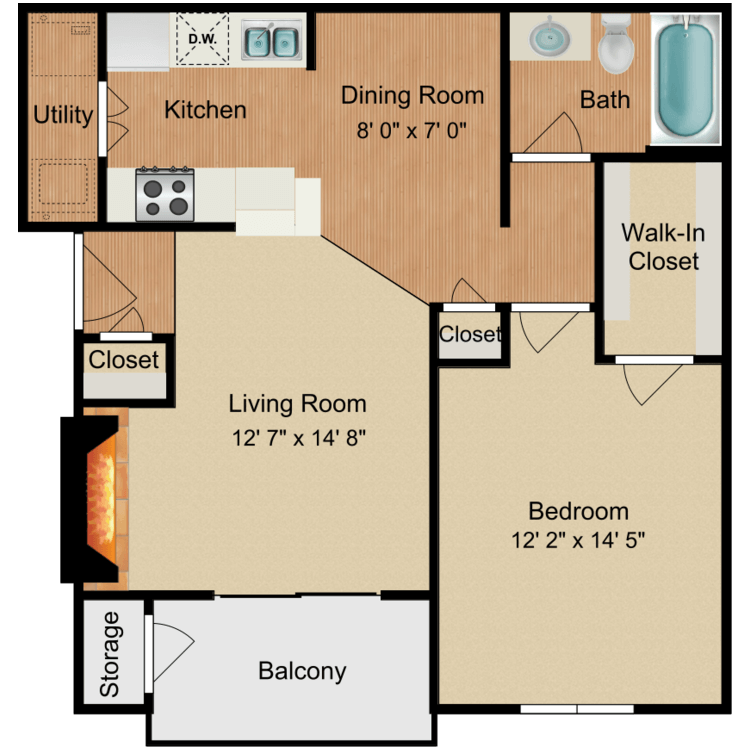 Floor plan image of Monarch