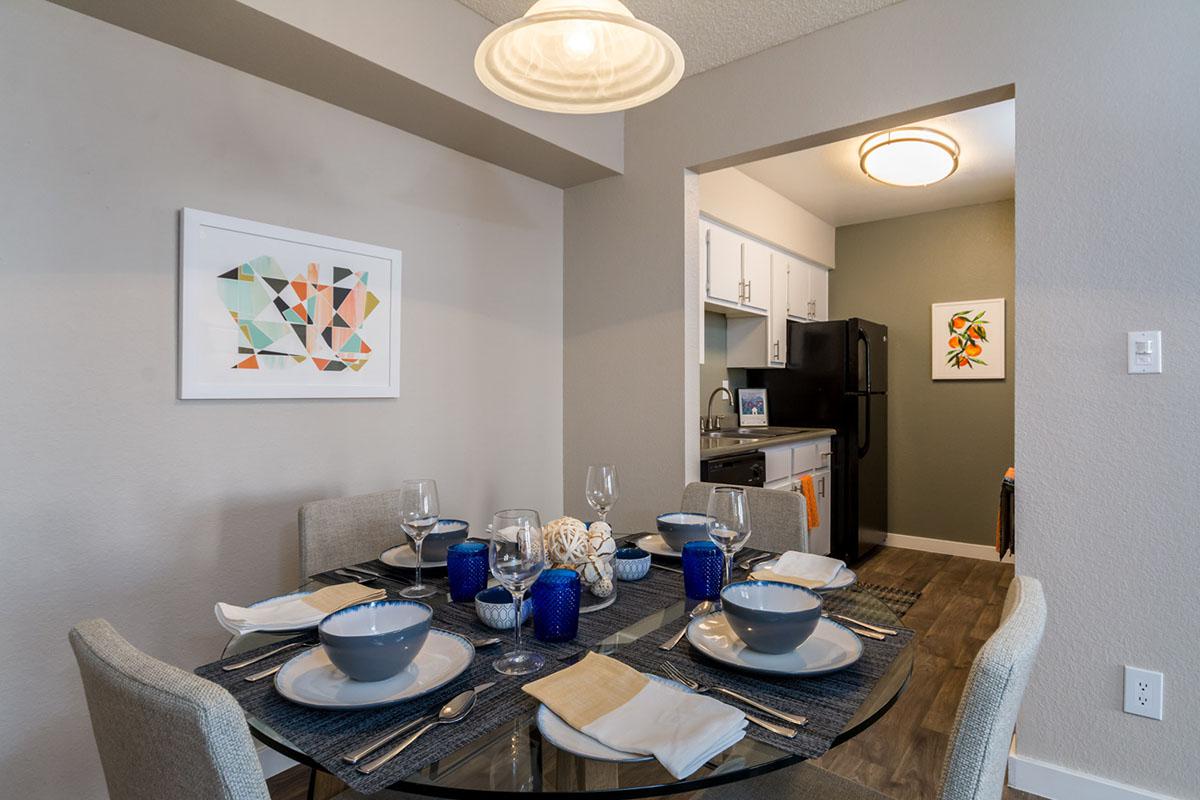 Newly Renovated Dining Area + Azul Apartments + Phoenix + Arizona