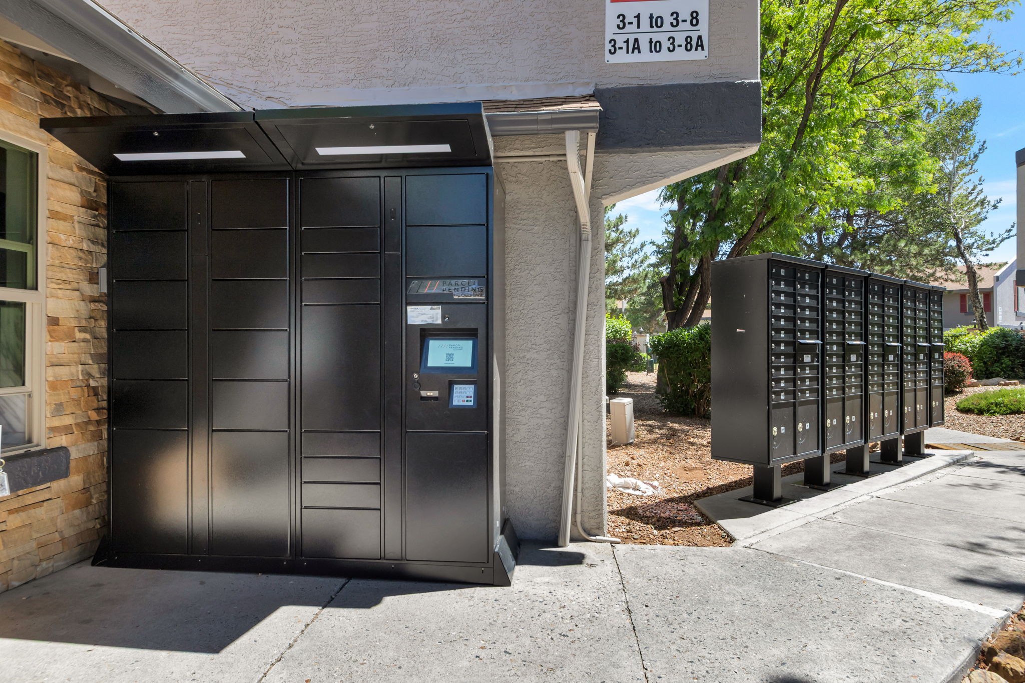 Experience convenience at its finest with secure package lockers and on-site mail services, ensuring your deliveries are safe and easily accessible right in your community.