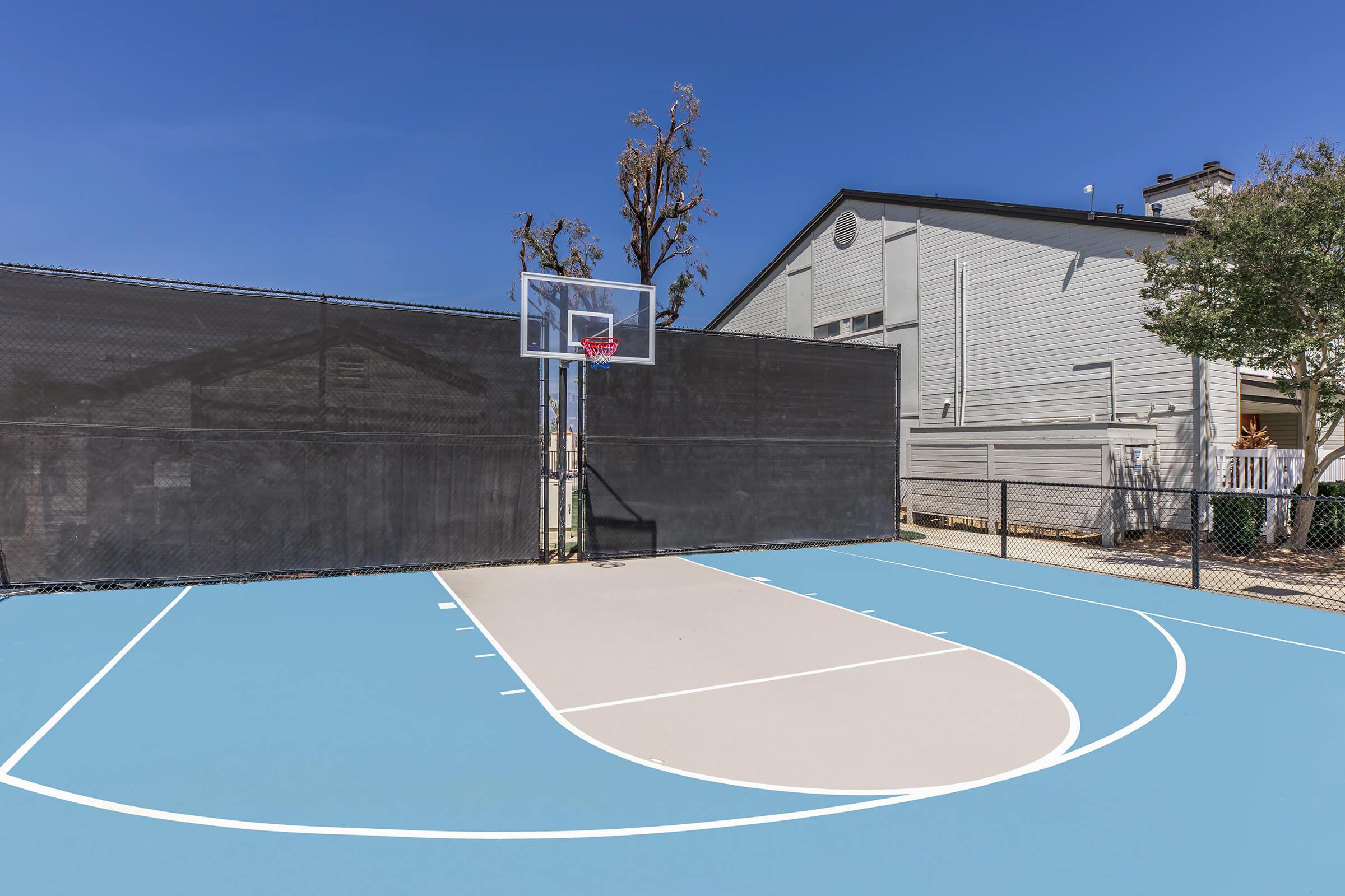 a basketball court