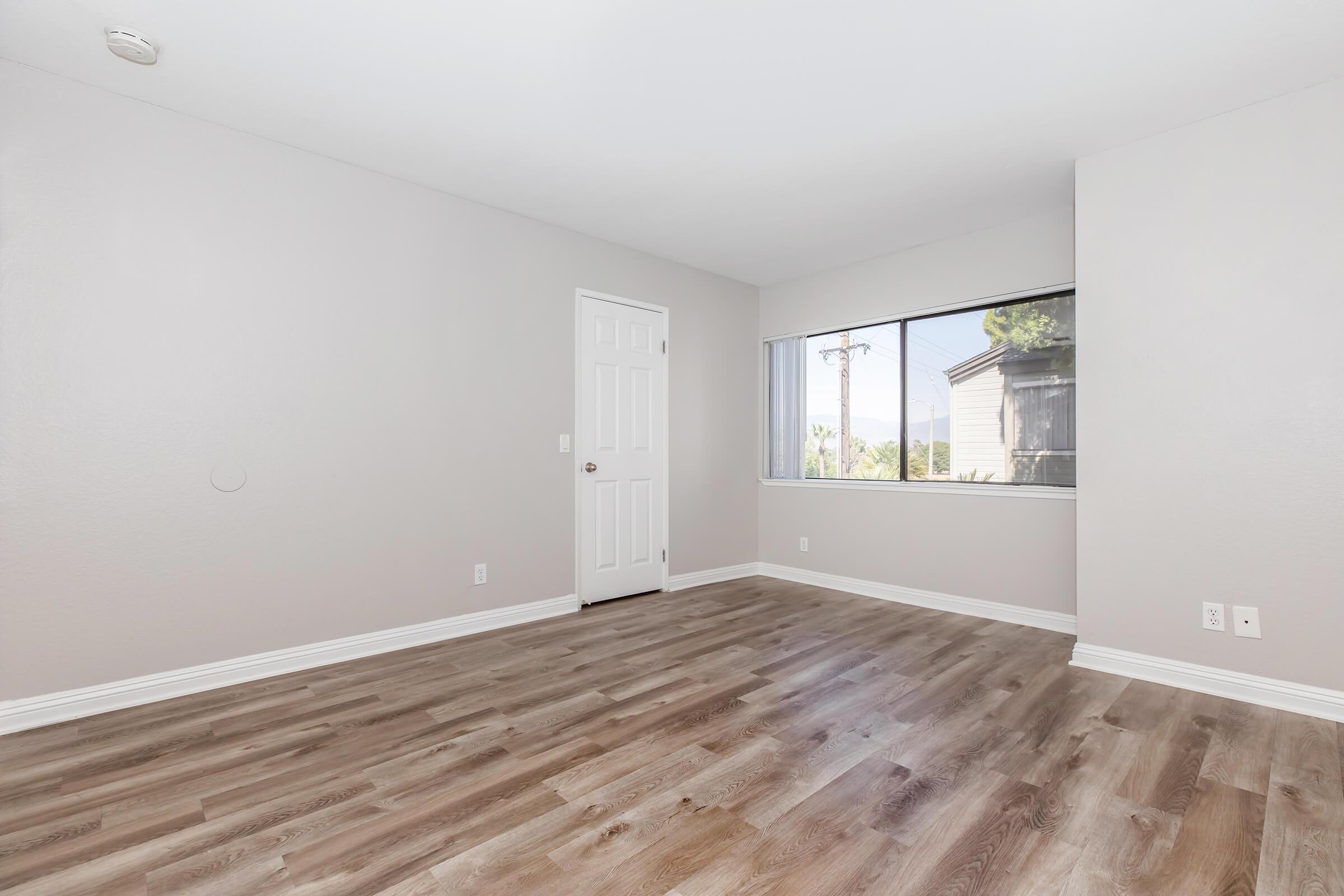 a room with a wooden floor