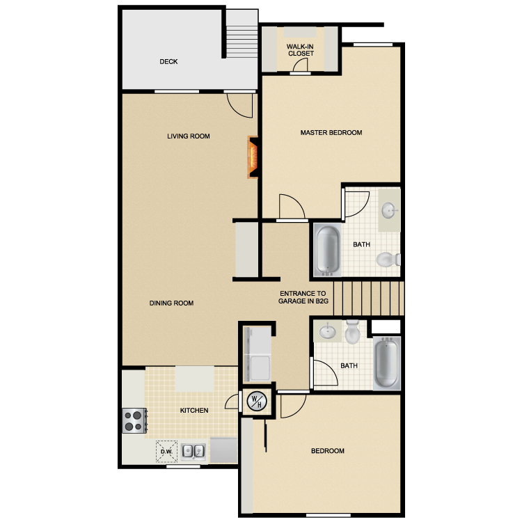 Floor plan image of Mission San Carlos I