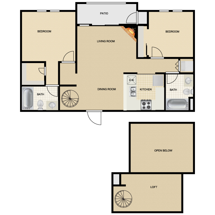 Floor plan image of Mission San Jose III