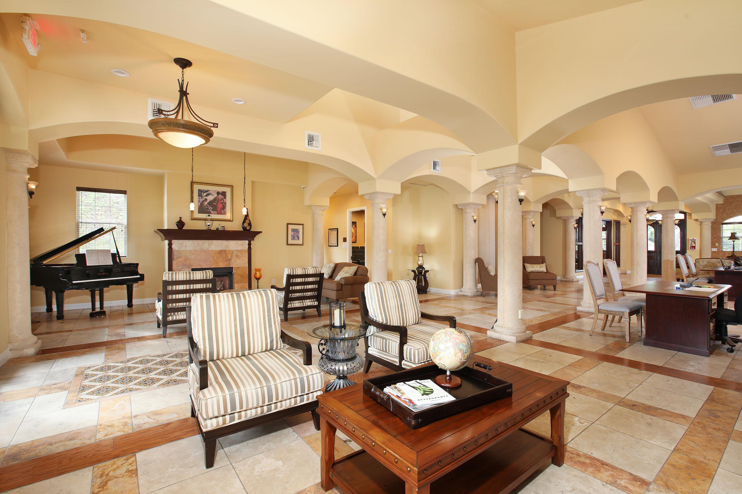 ELEGANT ARCHITECTURE IN CLUBHOUSE