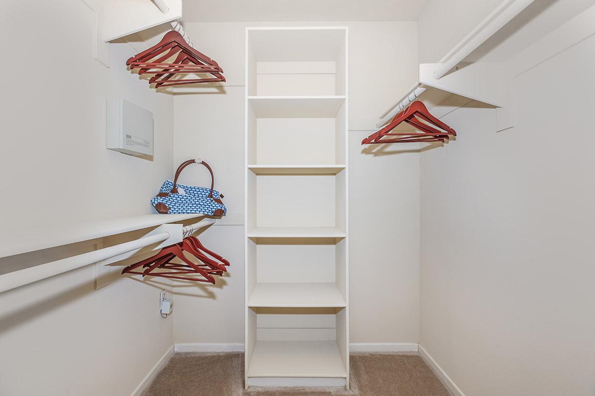 SPACIOUS WALK-IN CLOSETS