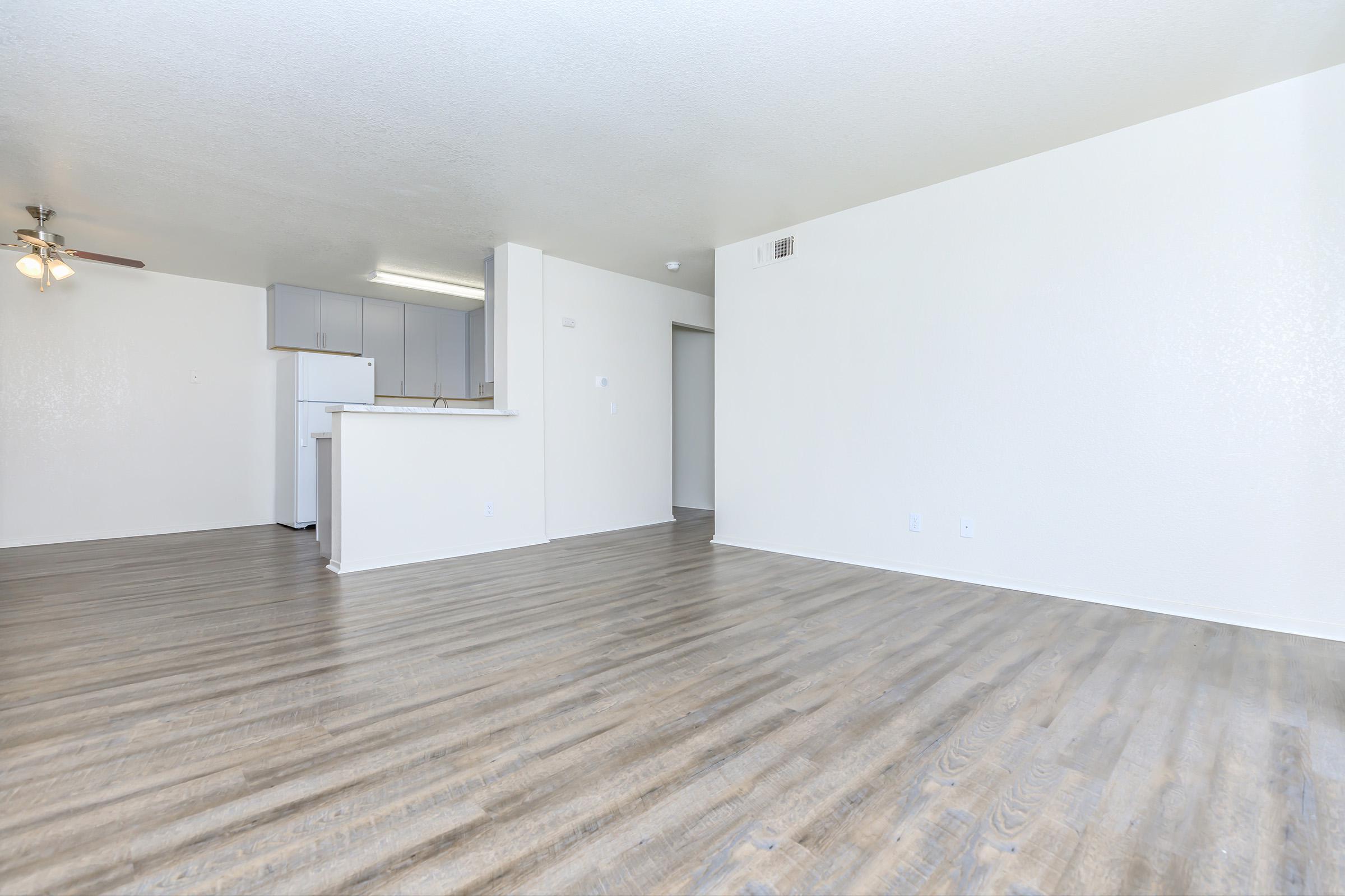 a room with a wooden floor