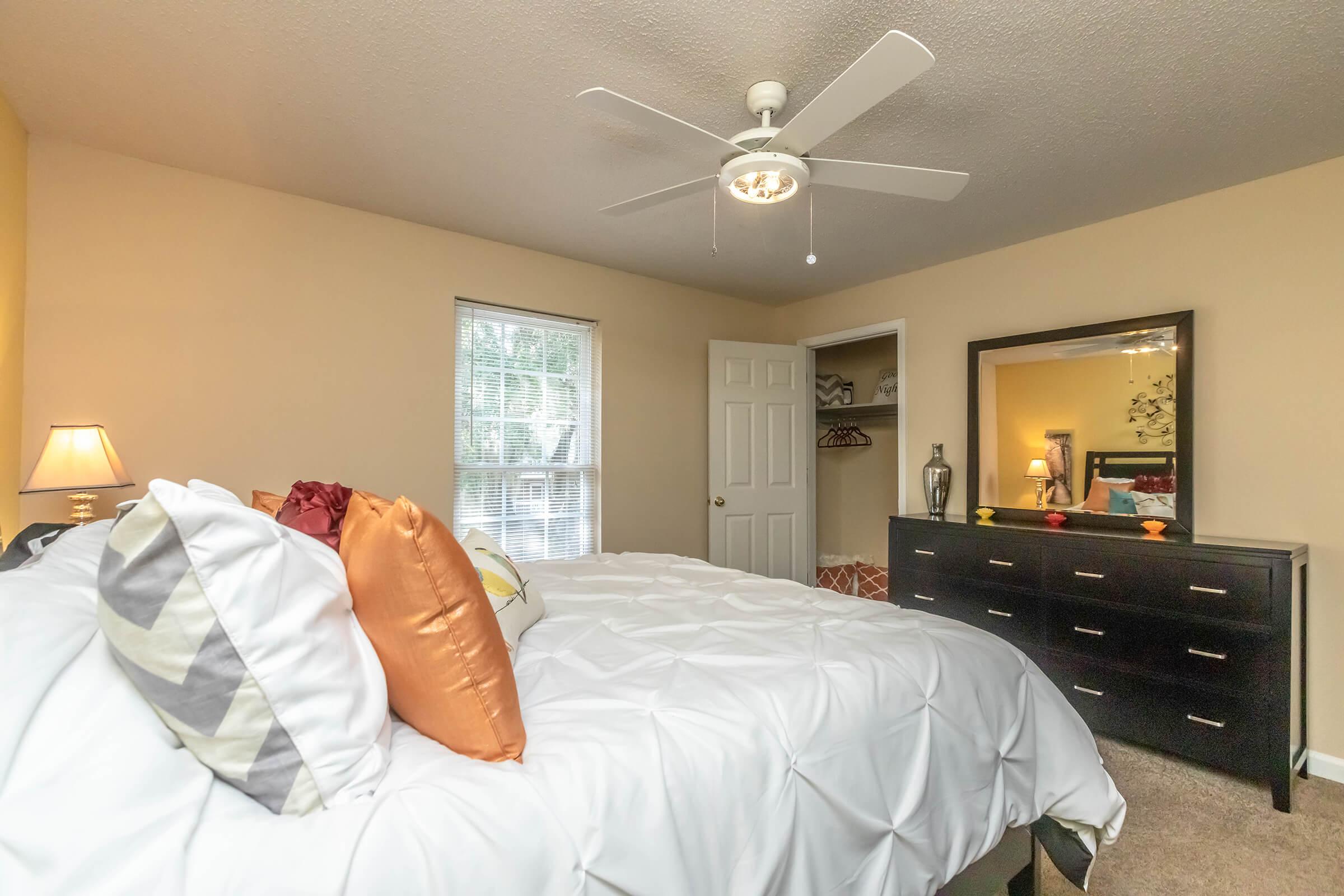 a large bed in a hotel room