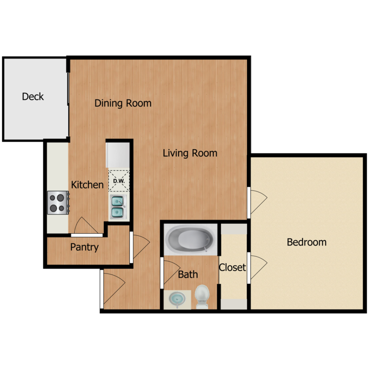 Floor plan image of Parker