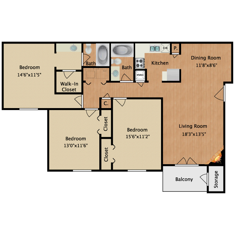 Floor plan image of Georgiana