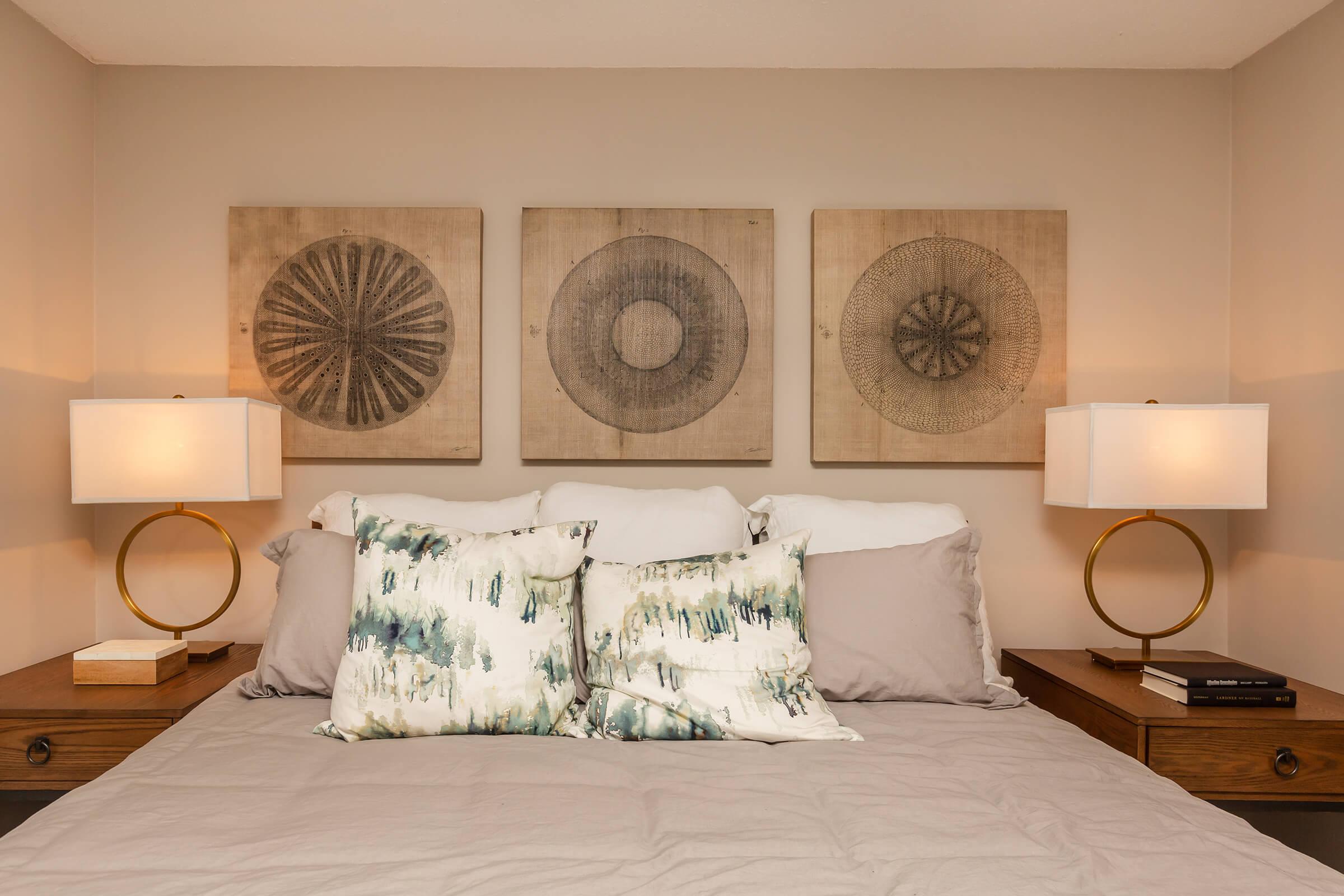 Cozy Bedroom in Ansley A at Madison Landing at Research Park Apartments in Madison, Alabama