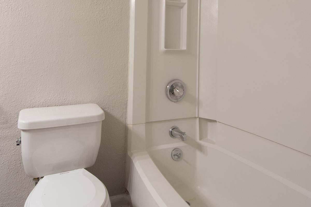 Bath Tub and Shower at Madison Landing at Research Park Apartments in Madison, AL