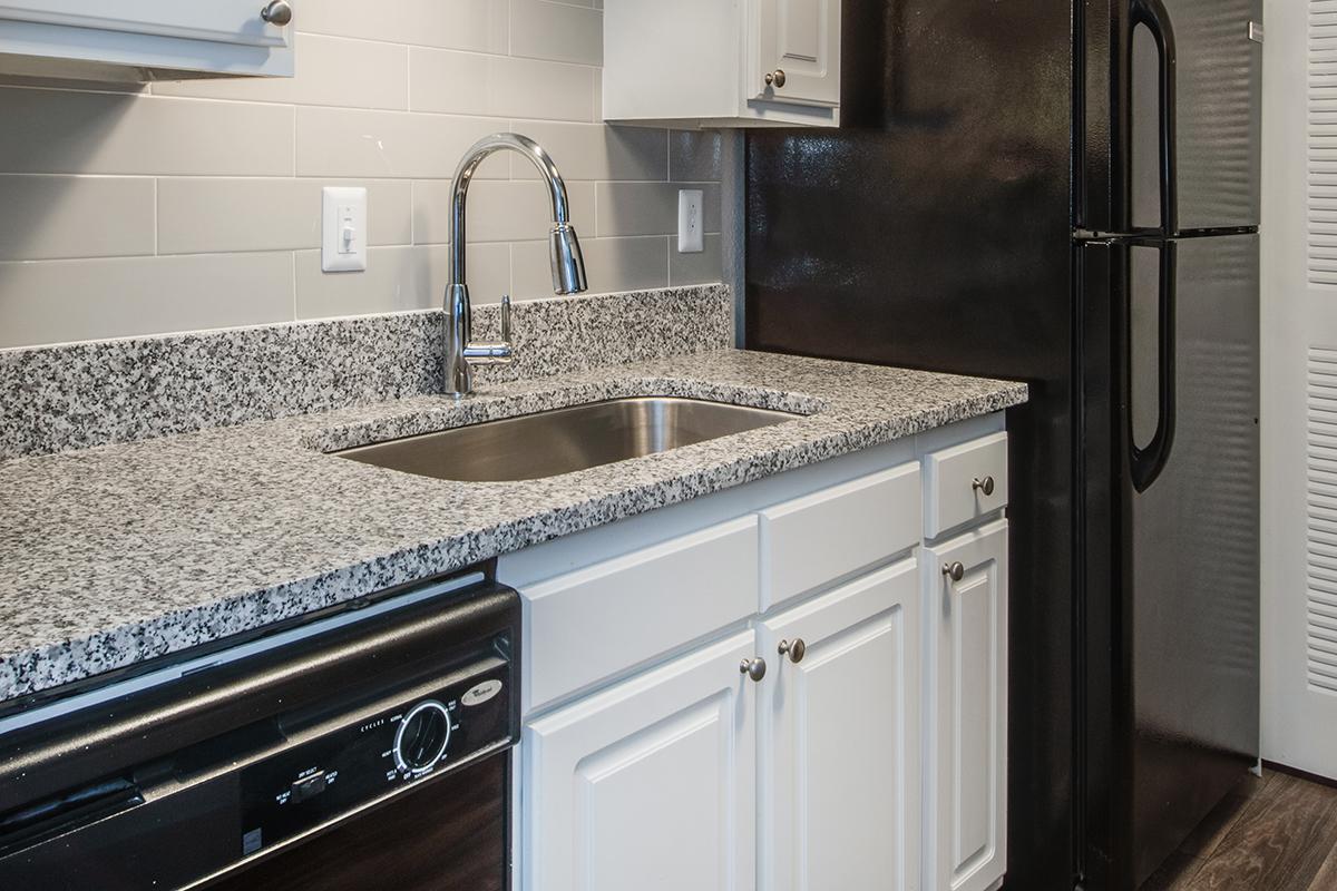 Granite Countertops at Madison Landing at Research Park Apartments in Madison, Alabama