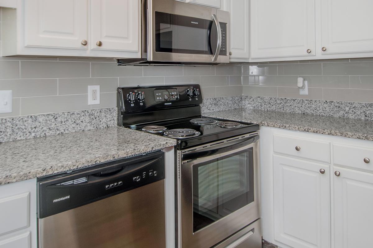 All-Electric Kitchen at Madison Landing at Research Park Apartments in Madison, AL