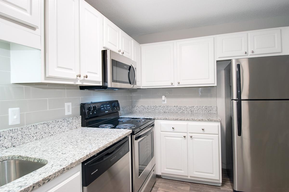 Well-equipped Kitchen at Madison Landing at Research Park Apartments in Madison, AL