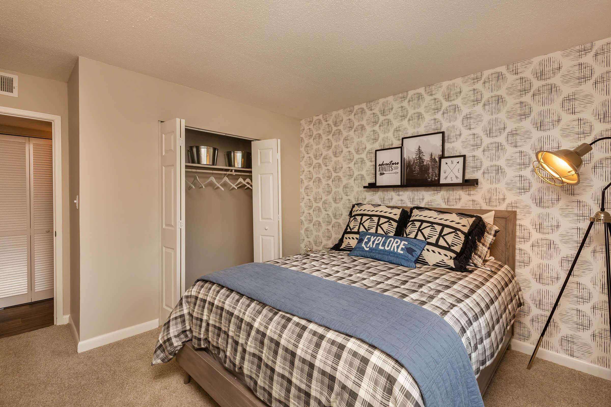 Carrington Large Closet at Madison Landing at Research Park Apartments in Madison, AL