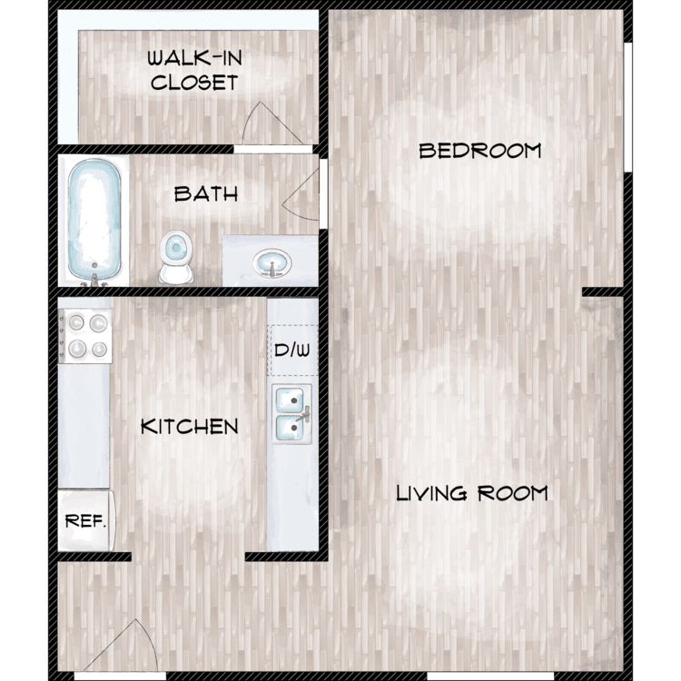 Azul Efficiency floor plan