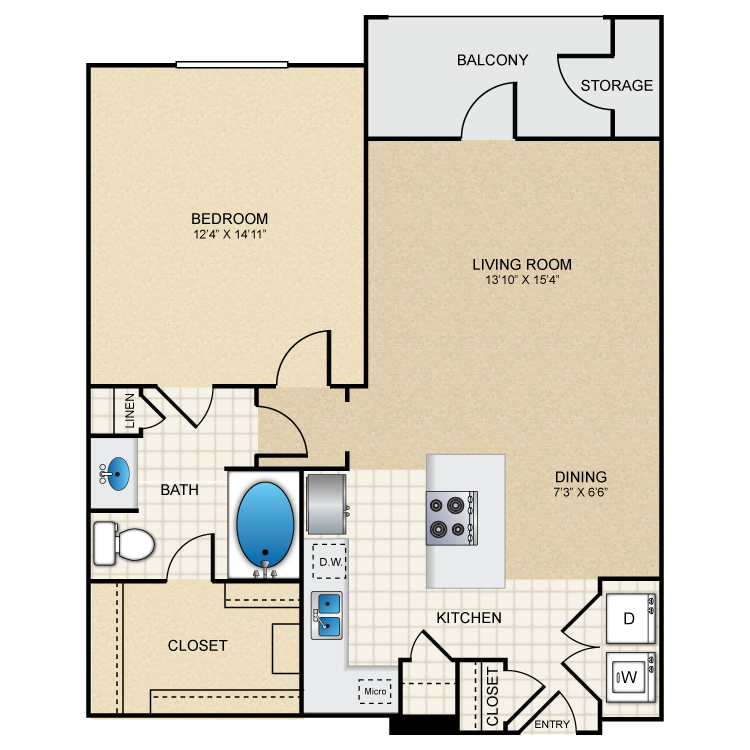 Floor plan image of A2