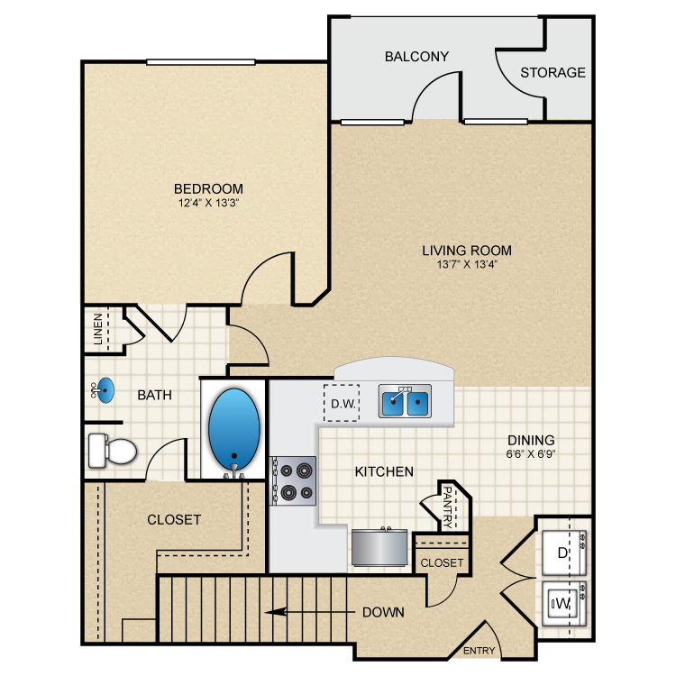 Floor plan image of A2G