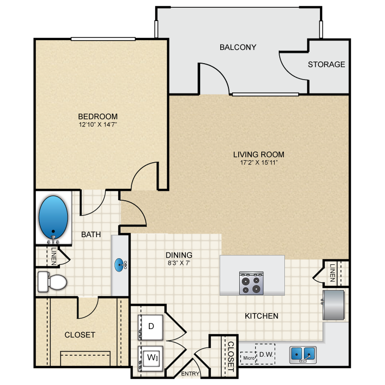 Floor plan image of A3