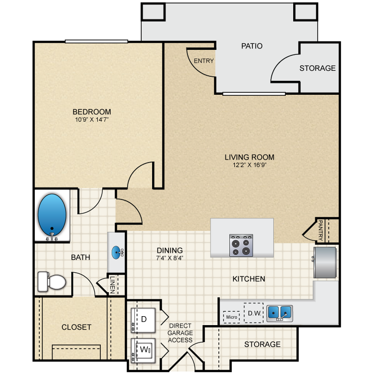 Floor plan image of A3G