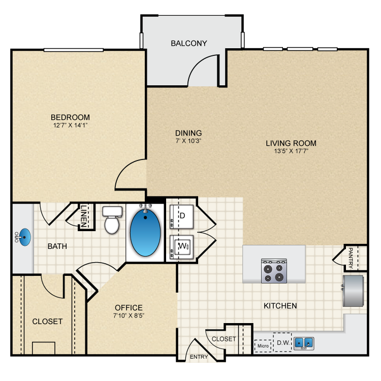 Floor plan image of A4