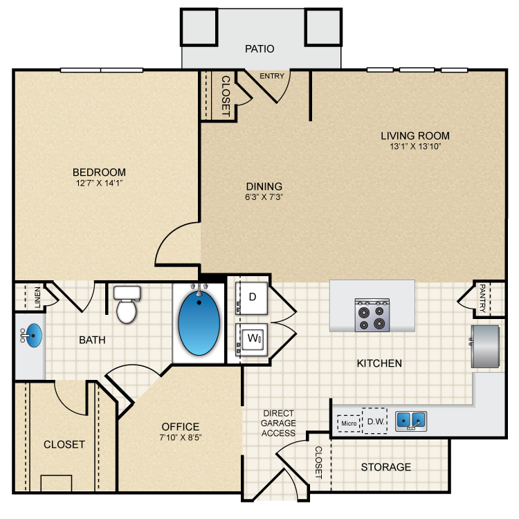 Floor plan image of A4G1