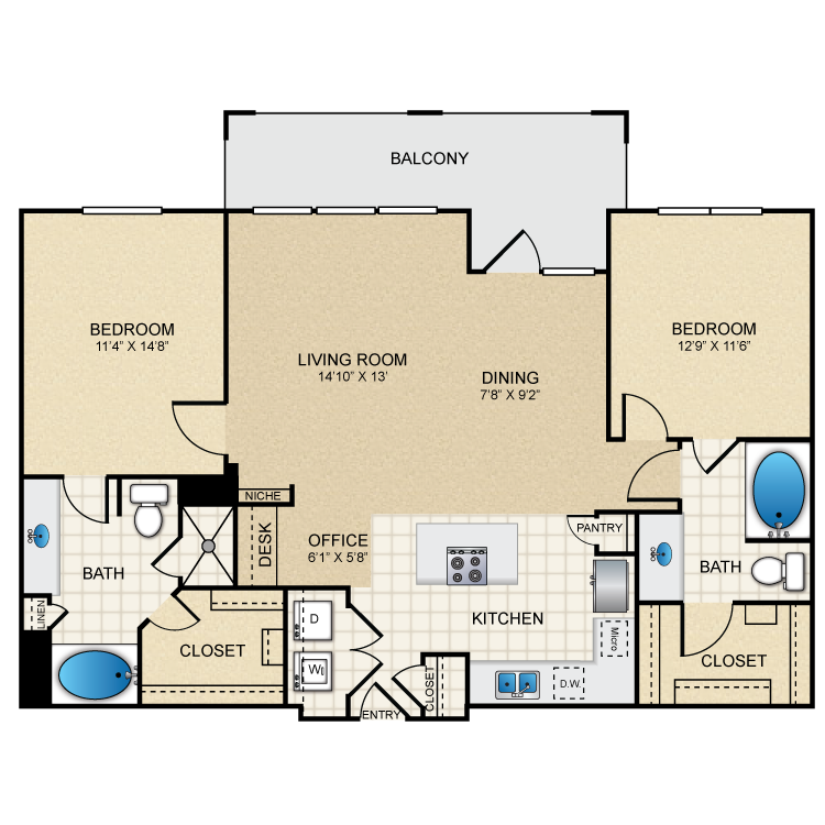 Floor plan image of B3